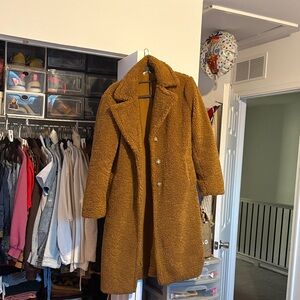 LOFT Tan Teddy Jacket